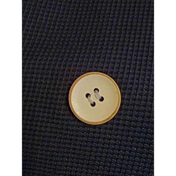 The Limited NWT structured waffle texture navy blazer - Picture 7 of 11